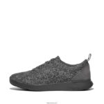 Men FLEXKNIT E01 Merino Wool-Mix Trainers Fitflop 882F356 Love Grey