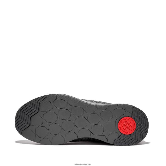 Men FLEXKNIT E01 Merino Wool-Mix Trainers Fitflop 882F356 Love Grey - Image 5
