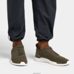 Men FLEXKNIT Knit Trainers Fitflop 882F355 Mossy - Image 2