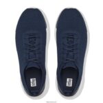 Men FLEXKNIT Trainers Fitflop 882F351 Midnight Navy - Image 2