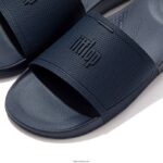 Men IQUSHION Pool Slides Fitflop 882F208 Midnight Navy - Image 4