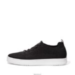 Men RALLY X Airyknit Trainers Fitflop 882F358 Black