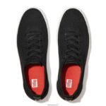 Men RALLY X Airyknit Trainers Fitflop 882F358 Black - Image 3