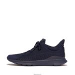 Men VITAMIN FFX Knit Sports Trainers Fitflop 882F352 Navy Mix