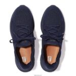 Men VITAMIN FFX Knit Sports Trainers Fitflop 882F352 Navy Mix - Image 3