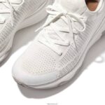 Men VITAMIN FFX Knit Sports Trainers Fitflop 882F354 Urban White Mix - Image 4