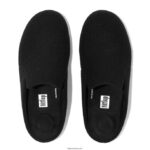 Women CHRISSIE II Haus Felt Slippers Fitflop 882F325 All Black - Image 3