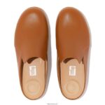 Women CHRISSIE II Haus Leather Slippers Fitflop 882F327 Light Tan - Image 3
