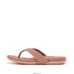 Women GRACIE Leather Flip Flops Fitflop 882F10 Soft Pink