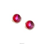 Women IQUSHION CHARMS Crystal Round Charms 2-Pack Fitflop 882F28 Pop Pink