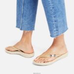 Women IQUSHION CHARMS Crystal Round Charms 2-Pack Fitflop 882F36 Pewter - Image 2