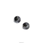 Women IQUSHION CHARMS Crystal Round Charms 2-Pack Fitflop 882F36 Pewter