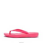 Women IQUSHION Ergonomic Flip Flops Fitflop 882F20 Pop Pink