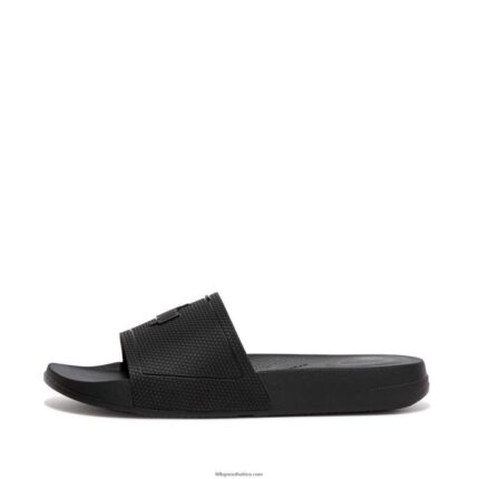Women IQUSHION Pool Slides Fitflop 882F179 All Black