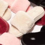 Women IQUSHION Shearling Slides Fitflop 882F197 Ivory - Image 5