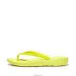 Women IQUSHION Sparkle Flip Flops Fitflop 882F15 Electric Yellow