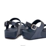 Women LULU Crystal Back-Strap Sandals Fitflop 882F73 Midnight Navy - Image 4