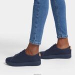 Women RALLY Canvas Trainers Fitflop 882F270 Midnight Navy - Image 2