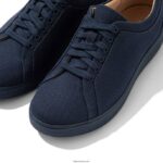 Women RALLY Canvas Trainers Fitflop 882F270 Midnight Navy - Image 3