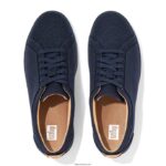 Women RALLY Canvas Trainers Fitflop 882F270 Midnight Navy - Image 4