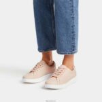 Women RALLY Canvas Trainers Fitflop 882F271 Rose Foam - Image 2