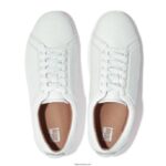 Women RALLY Canvas Trainers Fitflop 882F272 Seafoam Blue - Image 4