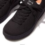 Women RALLY E01 Multi-Knit Trainers Fitflop 882F273 All Black - Image 3