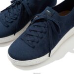 Women RALLY E01 Multi-Knit Trainers Fitflop 882F277 Midnight Navy - Image 3