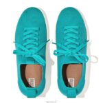 Women RALLY E01 Multi-Knit Trainers Fitflop 882F278 Tahiti Blue - Image 4