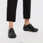 Women SUPERLOAFER Leather Loafers Fitflop 882F344 All Black - Image 2