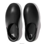 Women SUPERLOAFER Leather Loafers Fitflop 882F344 All Black - Image 3