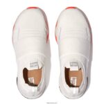 Women VITAMIN FF E01 Knit Elastic Sports Trainers Fitflop 882F234 Urban White Mix - Image 3