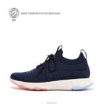 Women VITAMIN FF E01 Knit Sports Trainers Fitflop 882F267 Midnight Navy