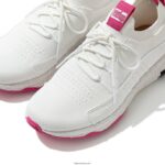 Women VITAMIN FF E01 Knit Sports Trainers Fitflop 882F268 Urban White Mix - Image 3
