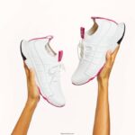 Women VITAMIN FF E01 Knit Sports Trainers Fitflop 882F268 Urban White Mix - Image 4