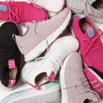Women VITAMIN FF E01 Knit Sports Trainers Fitflop 882F268 Urban White Mix - Image 5