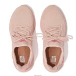 Women VITAMIN FFX Colour-Pop Knit Sports Trainers Fitflop 882F225 Rose/Pop Pink - Image 4