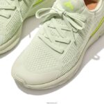 Women VITAMIN FFX Colour-Pop Knit Sports Trainers Fitflop 882F227 Minty/Yellow - Image 3