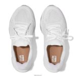 Women VITAMIN FFX Knit Sports Trainers Fitflop 882F251 Urban White Mix - Image 3