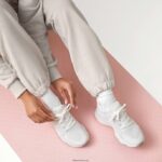Women VITAMIN FFX Knit Sports Trainers Fitflop 882F251 Urban White Mix - Image 5
