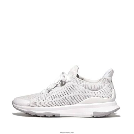 Women VITAMIN FFX Knit Sports Trainers Fitflop 882F251 Urban White Mix