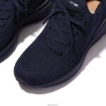 Women VITAMIN FFX Knit Sports Trainers Fitflop 882F252 All Navy - Image 4