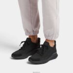 Women VITAMIN FFX Knit Sports Trainers Fitflop 882F253 All Black - Image 2