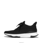 Women VITAMIN FFX Knit Sports Trainers Fitflop 882F254 Black Mix
