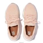 Women VITAMIN FFX Knit Sports Trainers Fitflop 882F255 Rose Foam Mix - Image 3