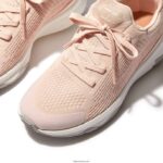 Women VITAMIN FFX Knit Sports Trainers Fitflop 882F255 Rose Foam Mix - Image 4