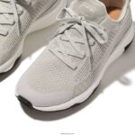 Women VITAMIN FFX Knit Sports Trainers Fitflop 882F256 Tiptoe Grey Mix - Image 3