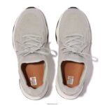 Women VITAMIN FFX Knit Sports Trainers Fitflop 882F256 Tiptoe Grey Mix - Image 4