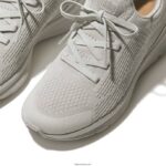 Women VITAMIN FFX Knit Sports Trainers Fitflop 882F258 All Grey - Image 3