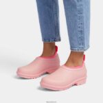Women WONDERCLOG Neon-Pop Waterproof Rubber Clogs Fitflop 882F343 Pink Salt - Image 2